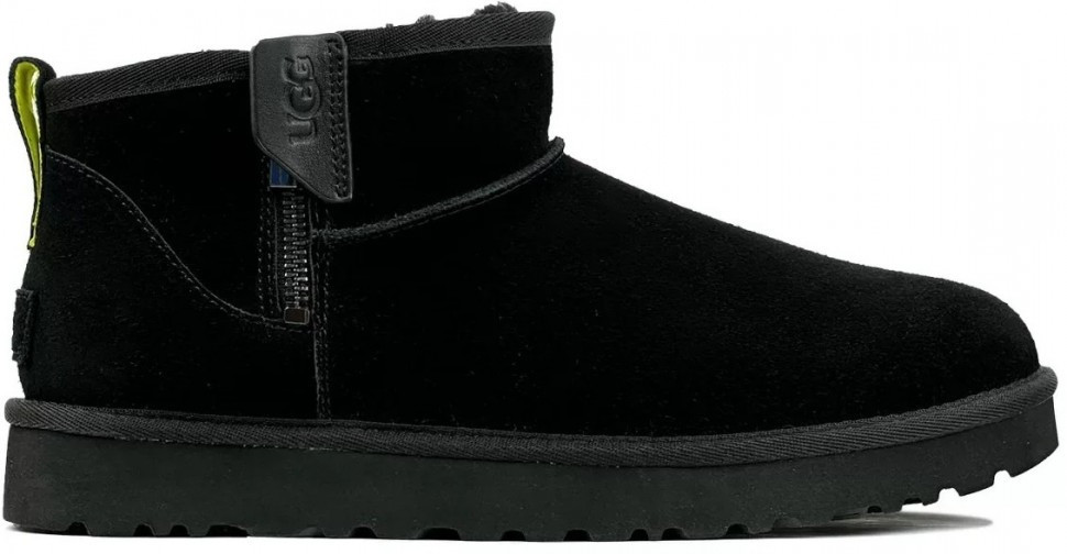 Ugg Men Classic Ultra Mini ZIP - Black