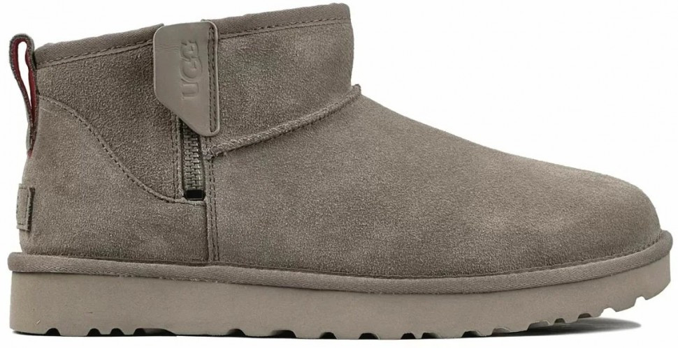 Ugg Men Classic Ultra Mini ZIP - Smoke