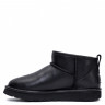 Ugg Mens Classic Ultra Mini Leather Black