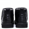 Ugg Mens Classic Ultra Mini Leather Black