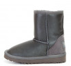 Ugg Kids Classic Short Metallic Grey
