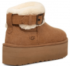 Ugg Ultra Mini Belted Roller Platform - Chestnut