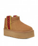 Ugg Ultra Mini Braid Platform-Chestnut