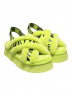 Ugg W Disco Cross Slide Animalia Key Lime