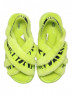 Ugg W Disco Cross Slide Animalia Key Lime