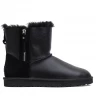 Ugg Men'S Mini Double Zip Metallic Black