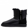 Ugg Men'S Mini Double Zip Metallic Black