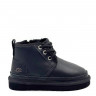 Ugg Kids Neumel Zip Leather Black