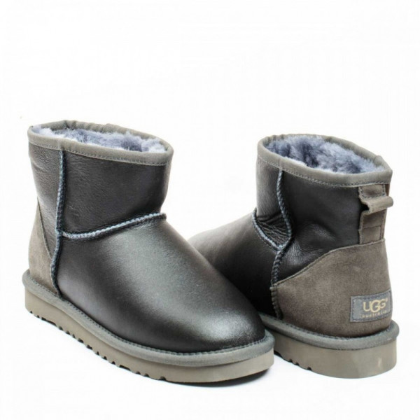 Ugg Men'S Classic Mini Metallic Grey