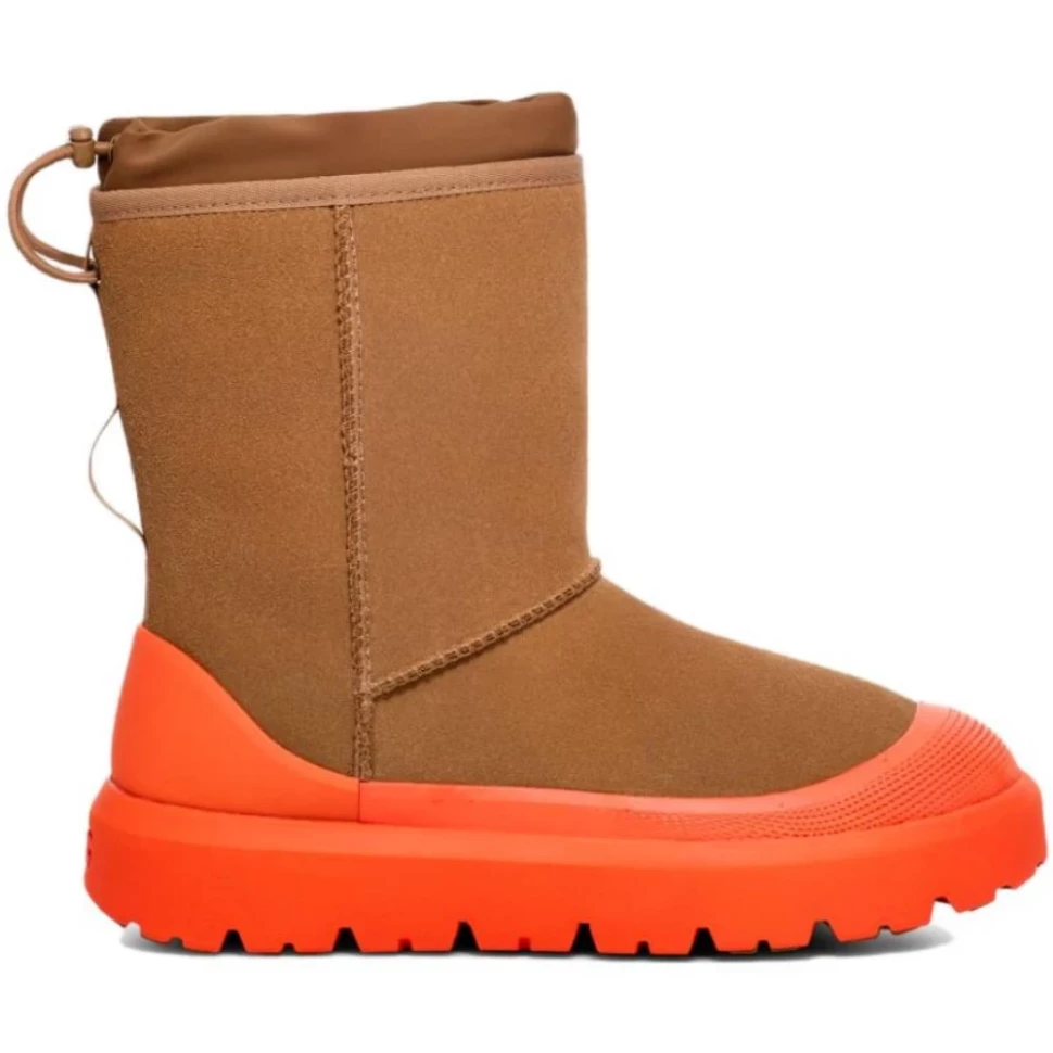 Ugg Mens Classic Short Weather Hybrid - Chestnut / Orange