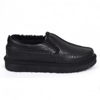 Ugg Men Stitch Slip - Leather Black