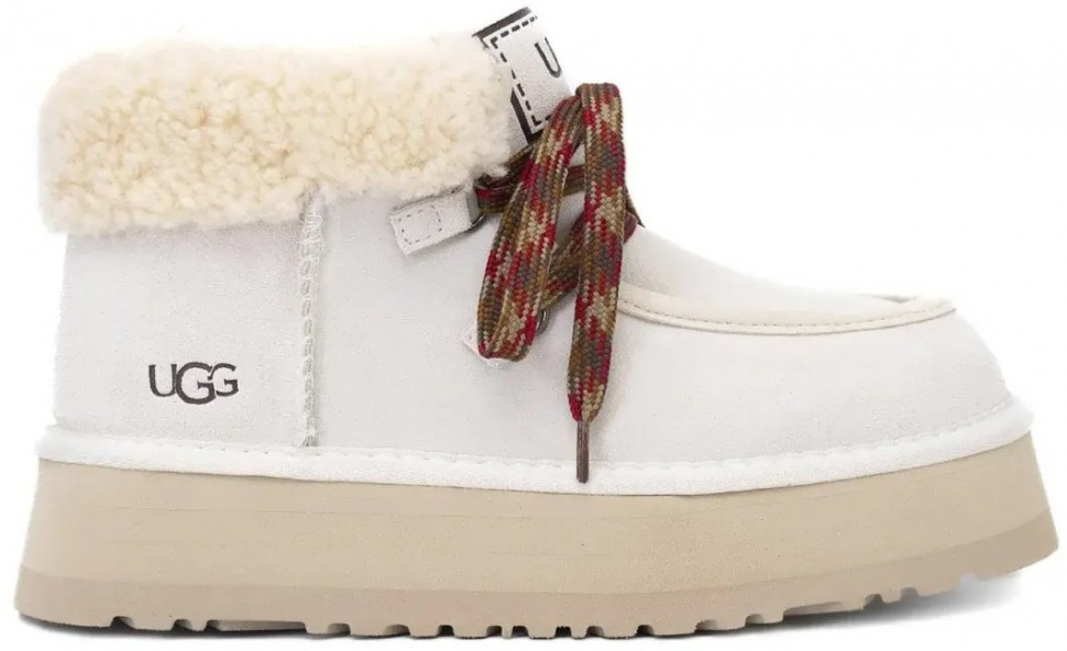 Ugg Funkarra Cabin Cuff - White