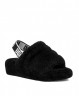 Ugg Fluff Yeah Slide-Black