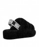 Ugg Fluff Yeah Slide-Black