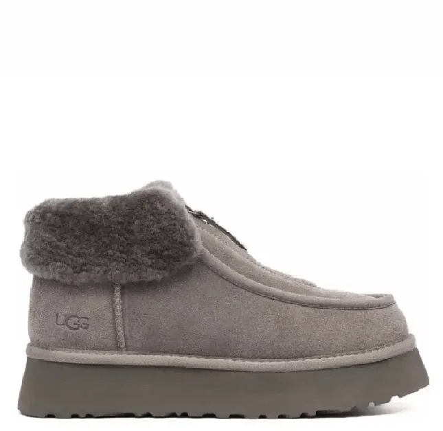 Ugg Funkette Platform Boots - Smoke