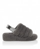 Ugg Fluff Yeah Slide-Grey