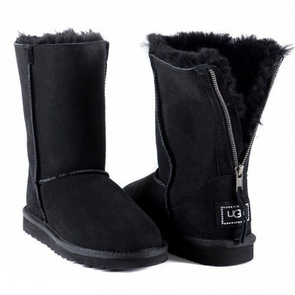 Ugg Classic Short Zip Black