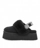 Ugg Funkette Suede Platform Black