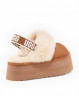 Ugg Funkette Suede Platform Chestnut
