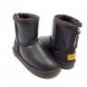 Ugg Kids Zip Metallic Chocolate